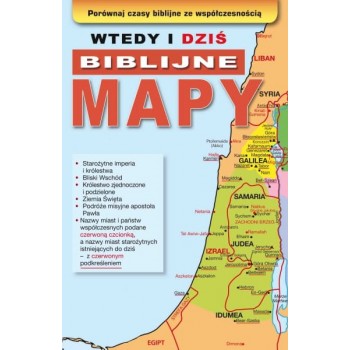 Broszura "wtedy i dziś biblijne mapy"