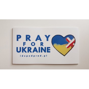 Naklejka Pray For Ukraine